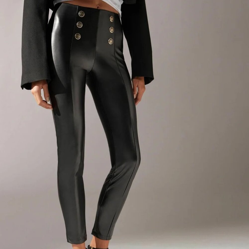 Calzedonia Leather Effect Leggings